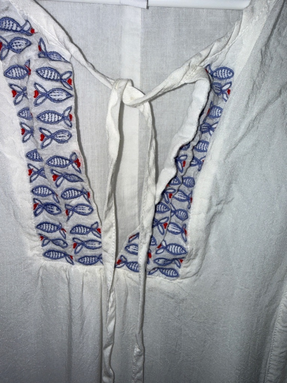 HiHo White Sleeveless Embroidered Dress - Picture 3 of 10